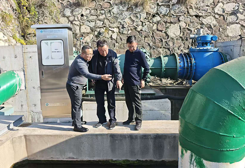 云南省水协考察交流管网余压发电项目